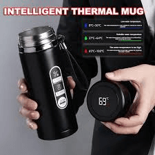 500ml smart thermos bottles with LED temperature display in multiple colors - image 5